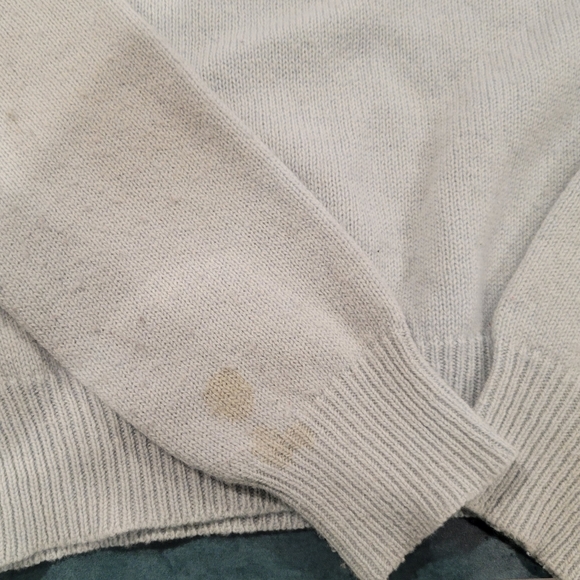 Chiara Ferragni Light Blue Wink Sweater Merino Wool M *see description* - Picture 7 of 9